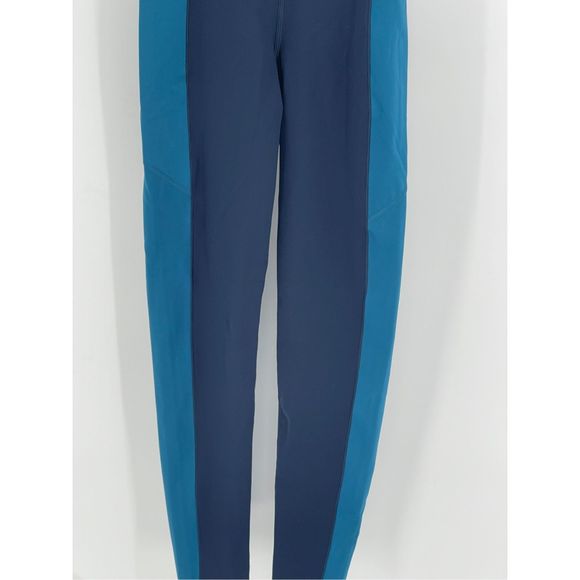 Sweaty Betty Legging Power Block Women’s XXS Blue Pink High Waist 7/8 Length New - Picture 3 of 13